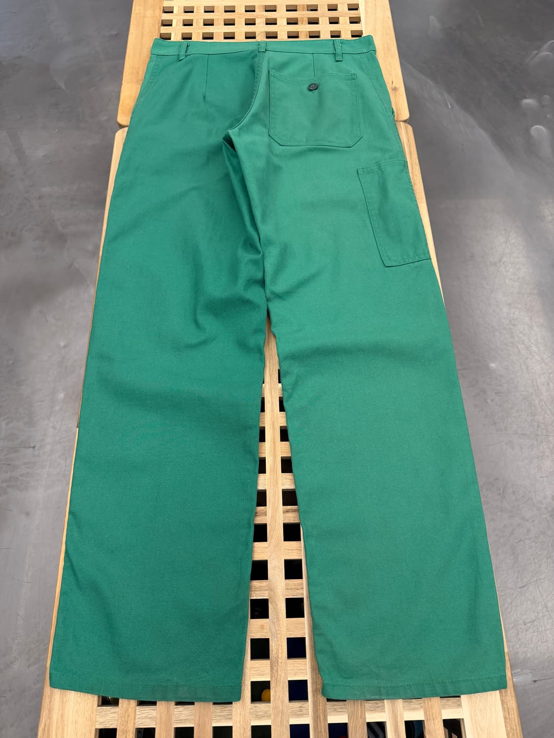 2000s DMD WORKWEAR GREEN FRENCH 프렌치워크팬츠 상품이미지2