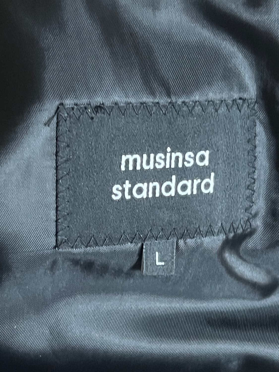 무탠다드 블랙 셋업 L/33 상품이미지3