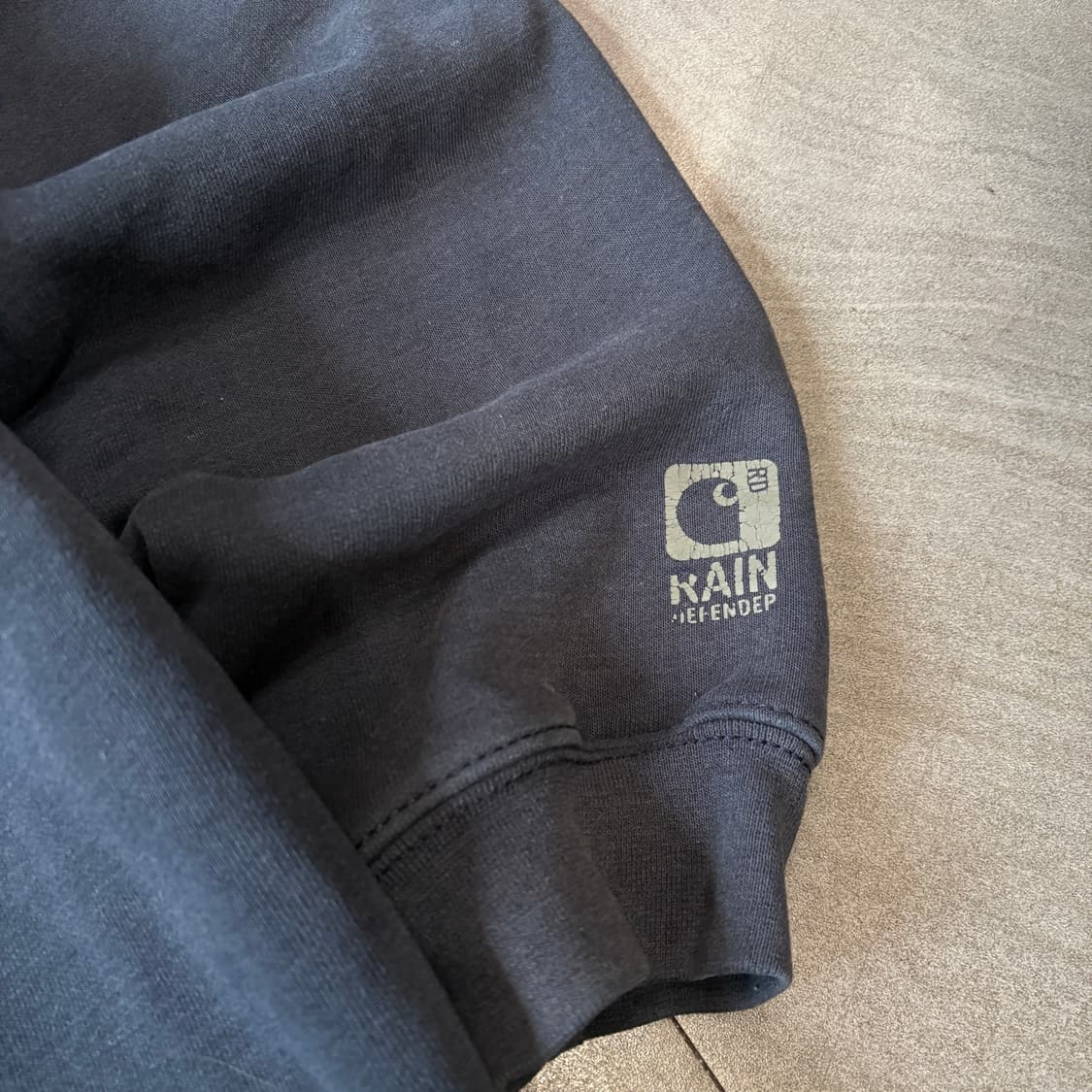 칼하트 정품 써멀 페이딩 네이비 후드 집업 상품이미지5