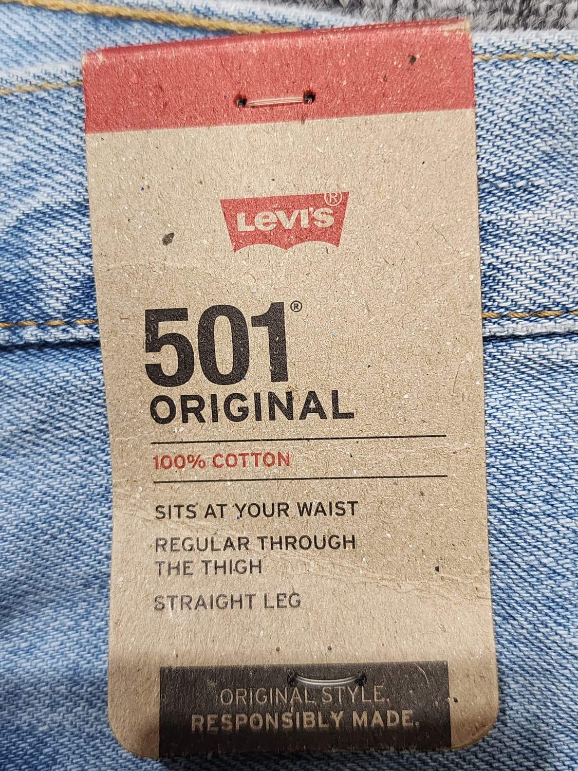 리바이스 501 오리지널 진 데님 팬츠 청바지 33 x 30 상품이미지7