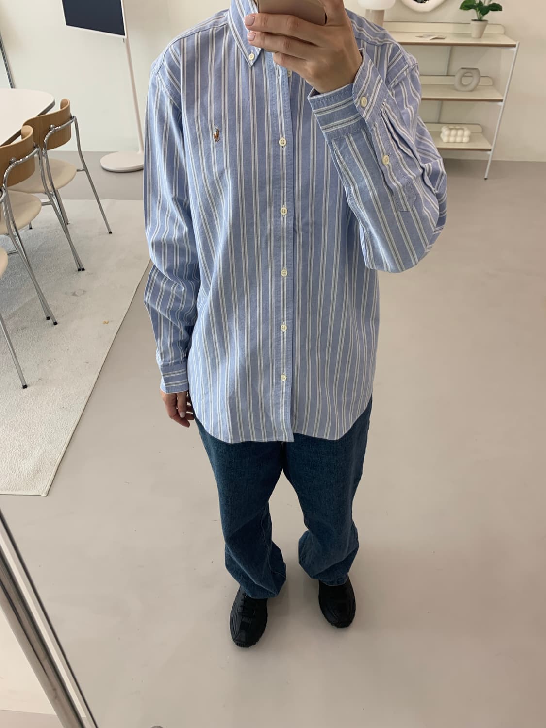 폴로 랄프로렌 보이즈 스트라이프 셔츠 XL(18-20) 상품이미지2