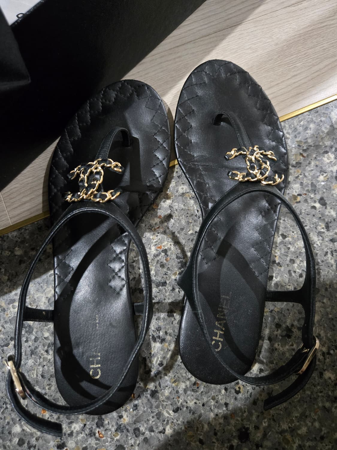 샤넬 체인 샌들 36사이즈 상품이미지2