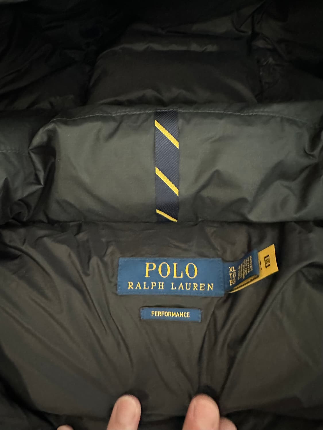 랄프로렌 고햄다운 패딩 xl 상품이미지2
