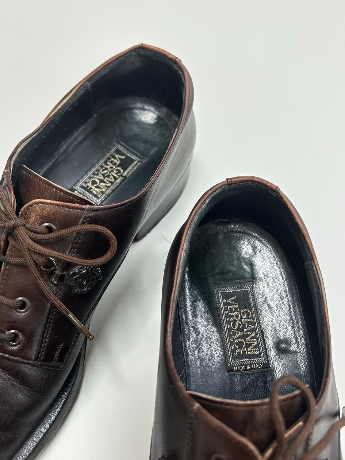 90s 지아니 베르사체 [Gianni Versace] 더비 슈즈 상품이미지7