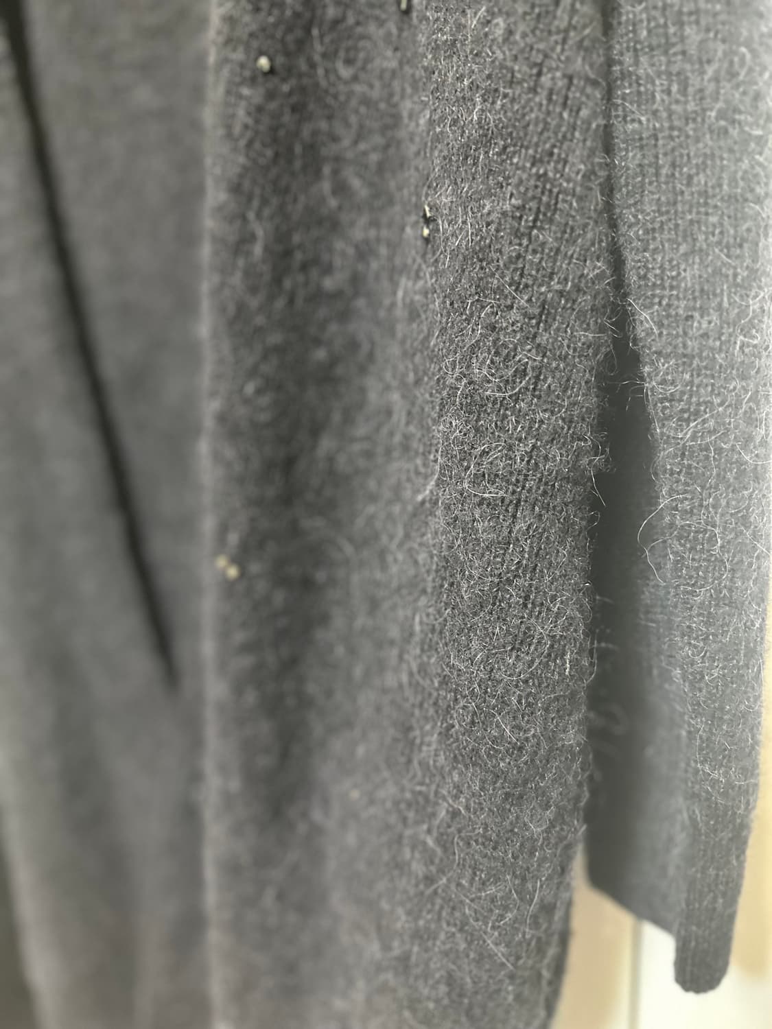 랑방 알파카 양모 오픈형 롱가디건 상품이미지5