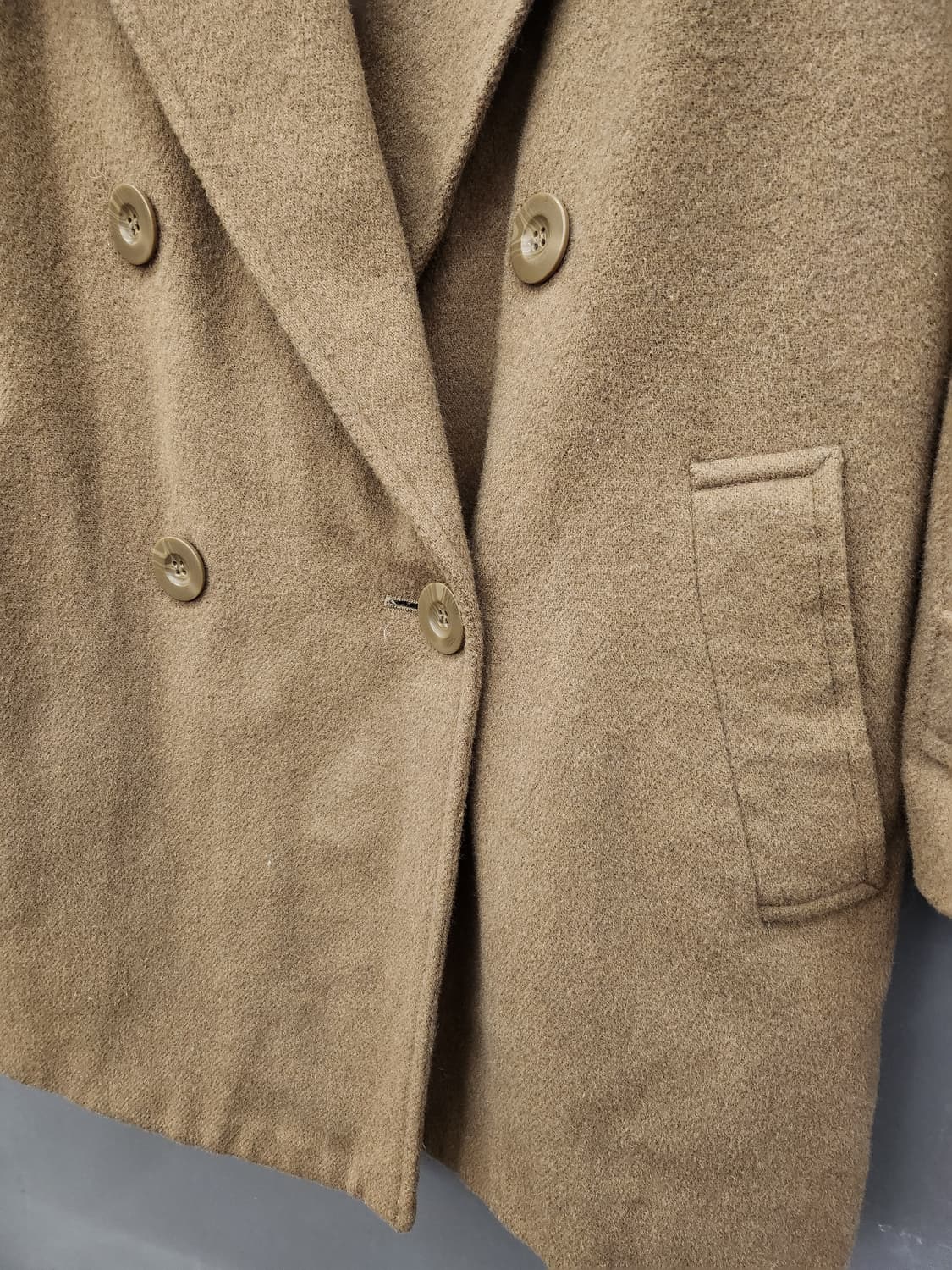 일본빈티지 울하프코트 상품이미지3