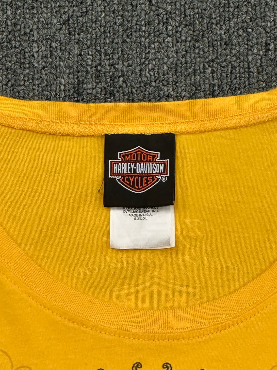 XL)할리데이비슨 빈티지 프린팅 여성 롱슬리브 상품이미지5