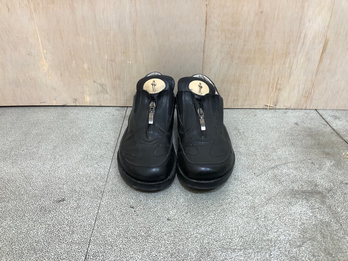 [직수입] RARE 빈티지 레더 슈즈 블랙 245-250 상품이미지3