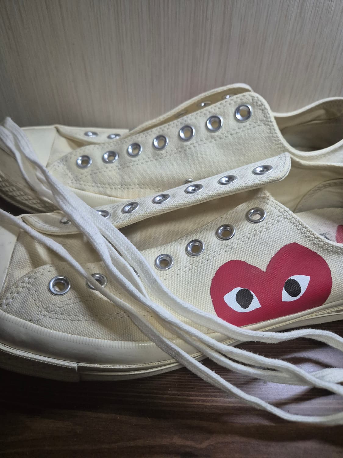 컨버스 꼼데가르송 콜라보 캔버스 285 상품이미지2