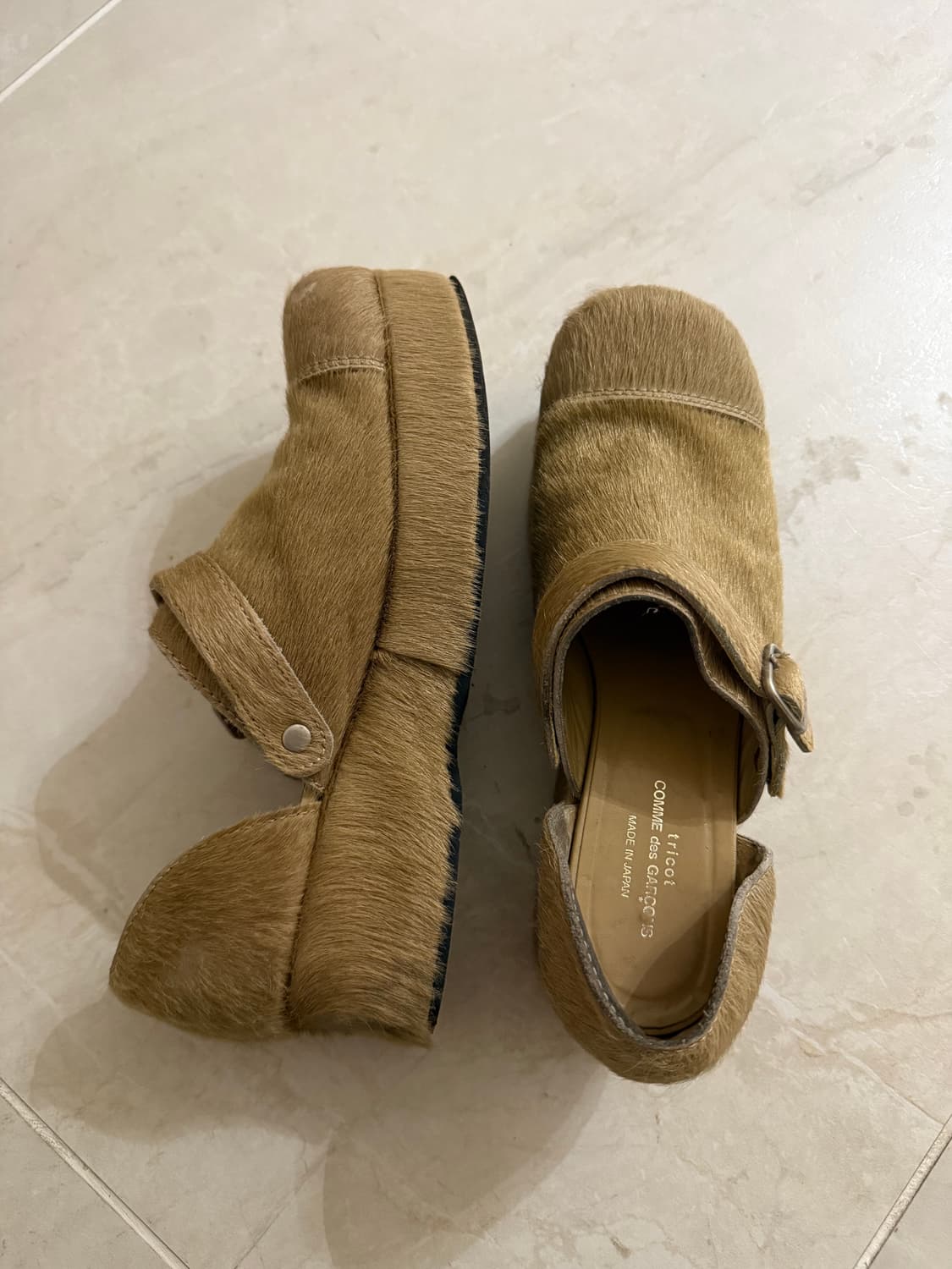 꼼데가르송 송치 클로그 상품이미지4