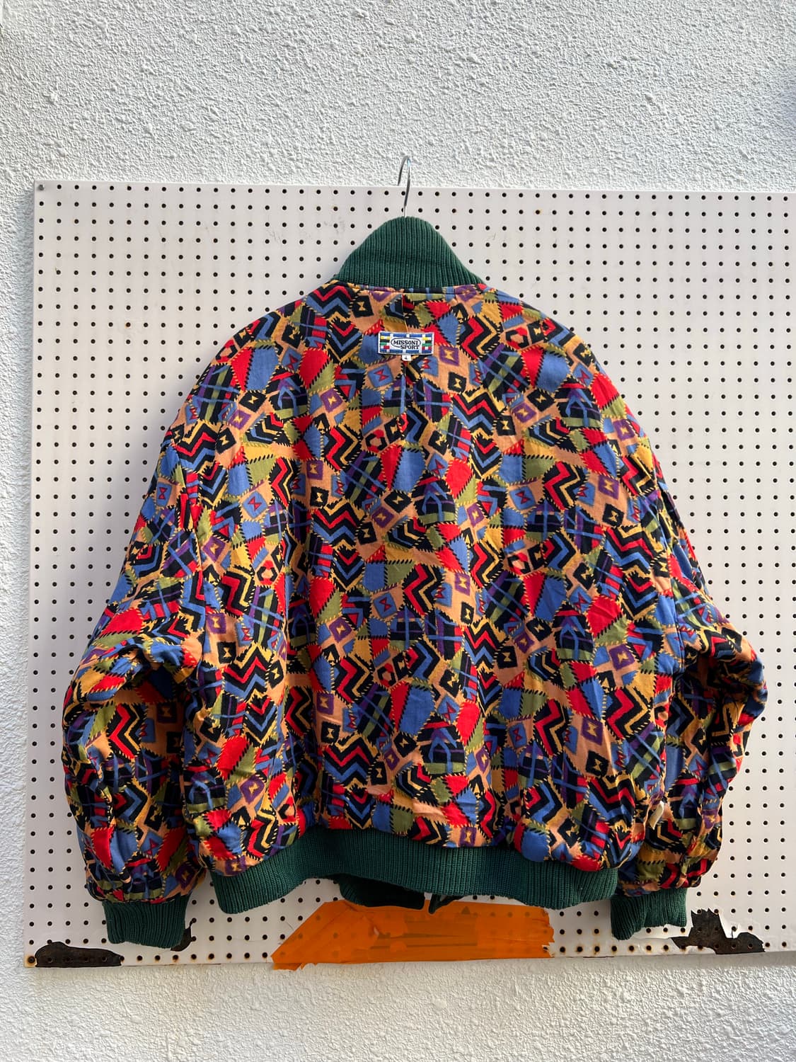 90s MISSONI SPORT WOOL BOMBER 미쏘니스포츠울봄버 상품이미지9