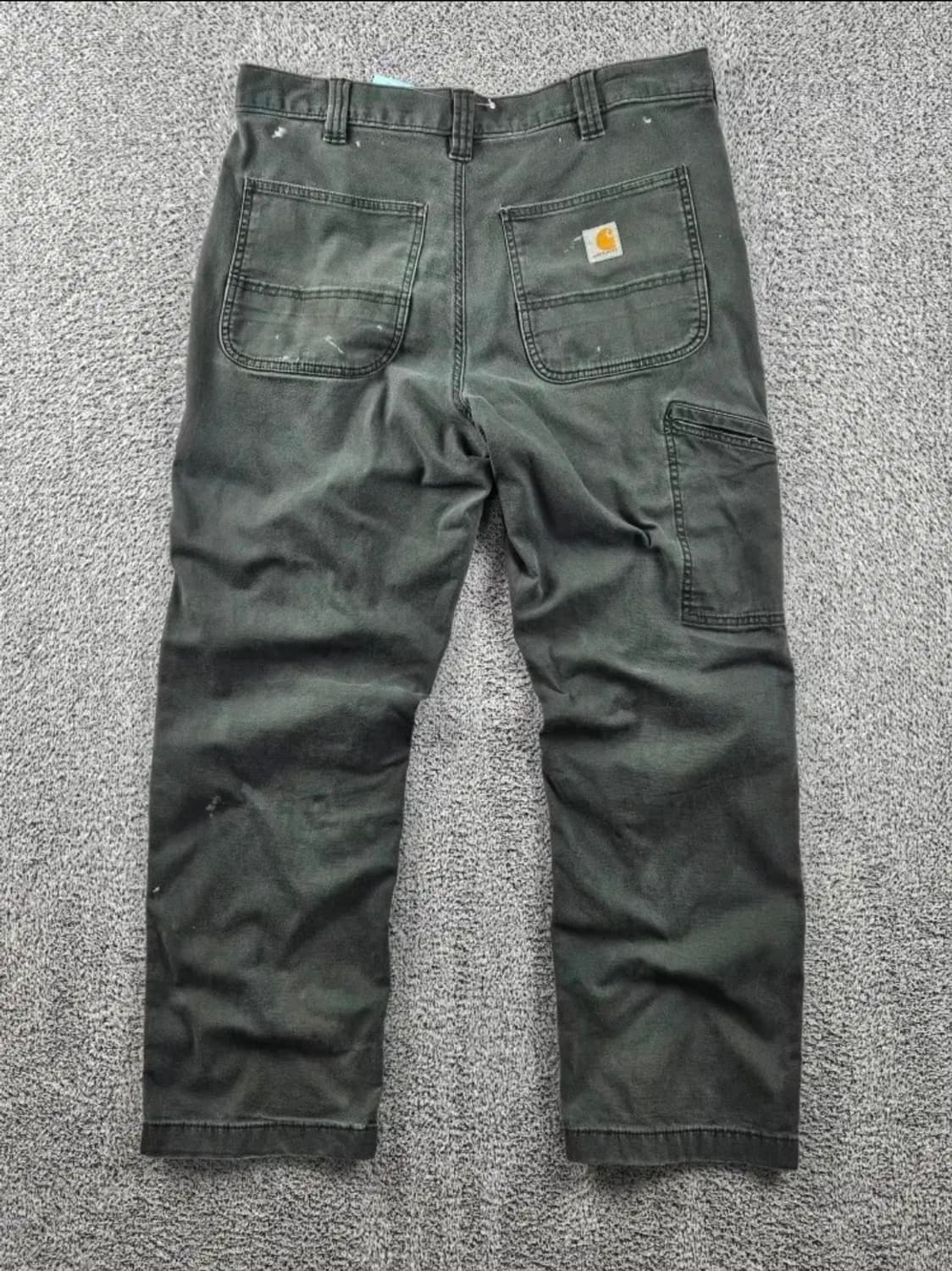 칼하트 캔버스 카펜터 워크팬츠 34x30 상품이미지5