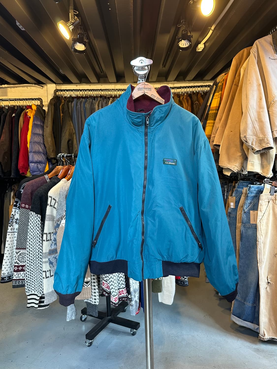 엘엘빈 나일론 후리스 윔업 트랙 자켓 상품이미지1