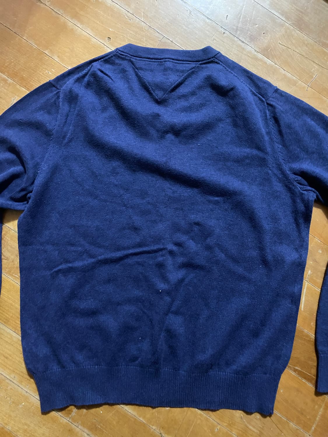 타미힐피거 네이비 코튼 니트 M (100) 상품이미지4