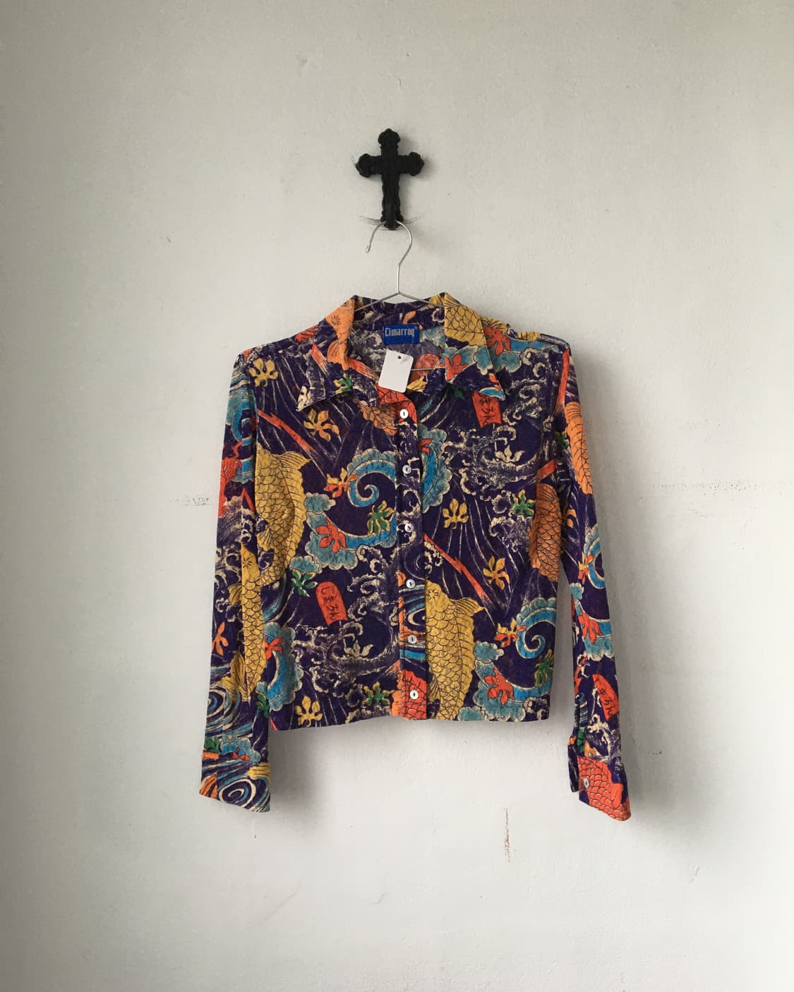 Oriental printing mesh shirt 상품이미지2