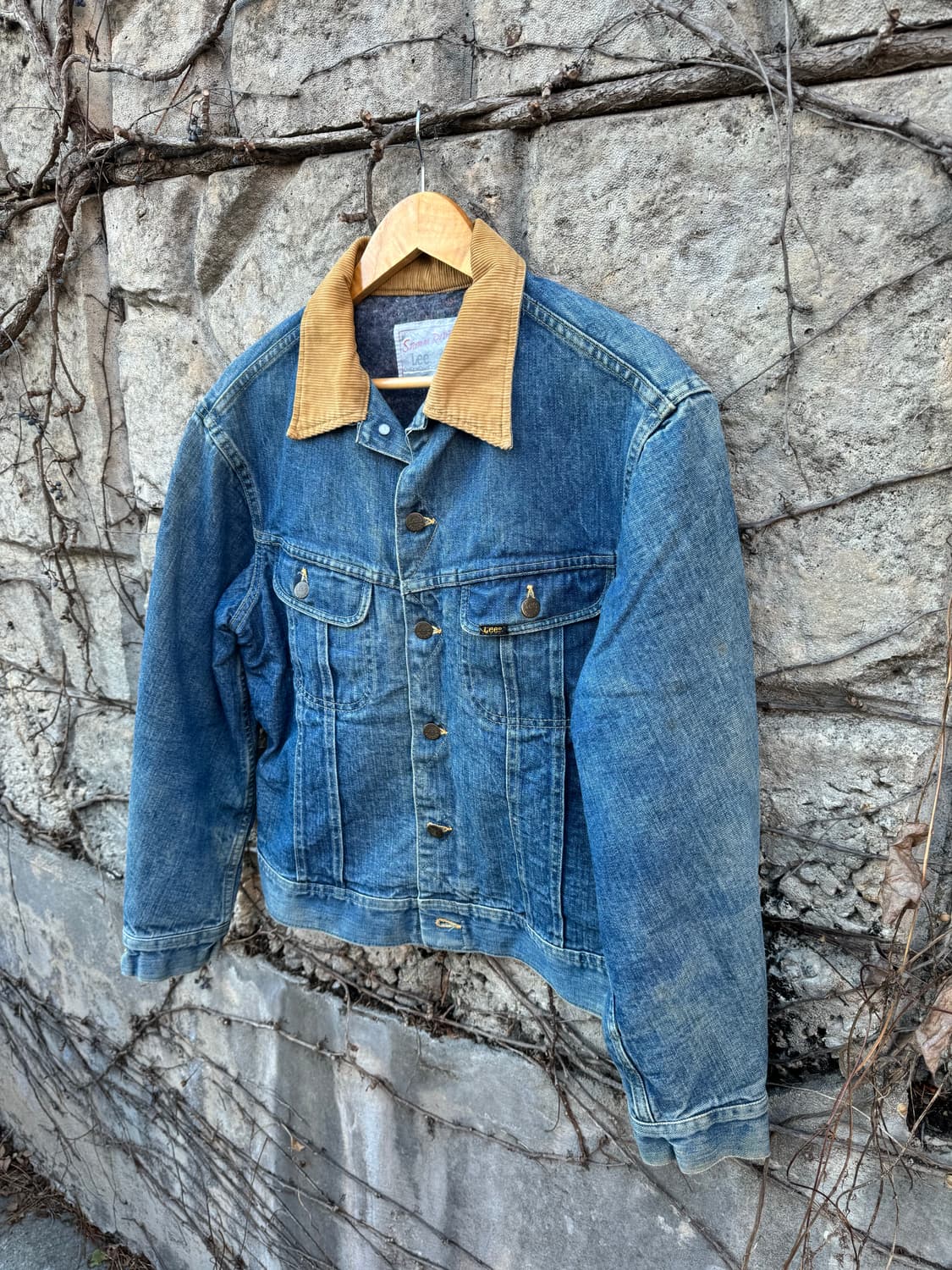 80s lee 스톰라이더 빈티지 데님 블랭킷 안감 웨스턴 데님 자켓 상품이미지3