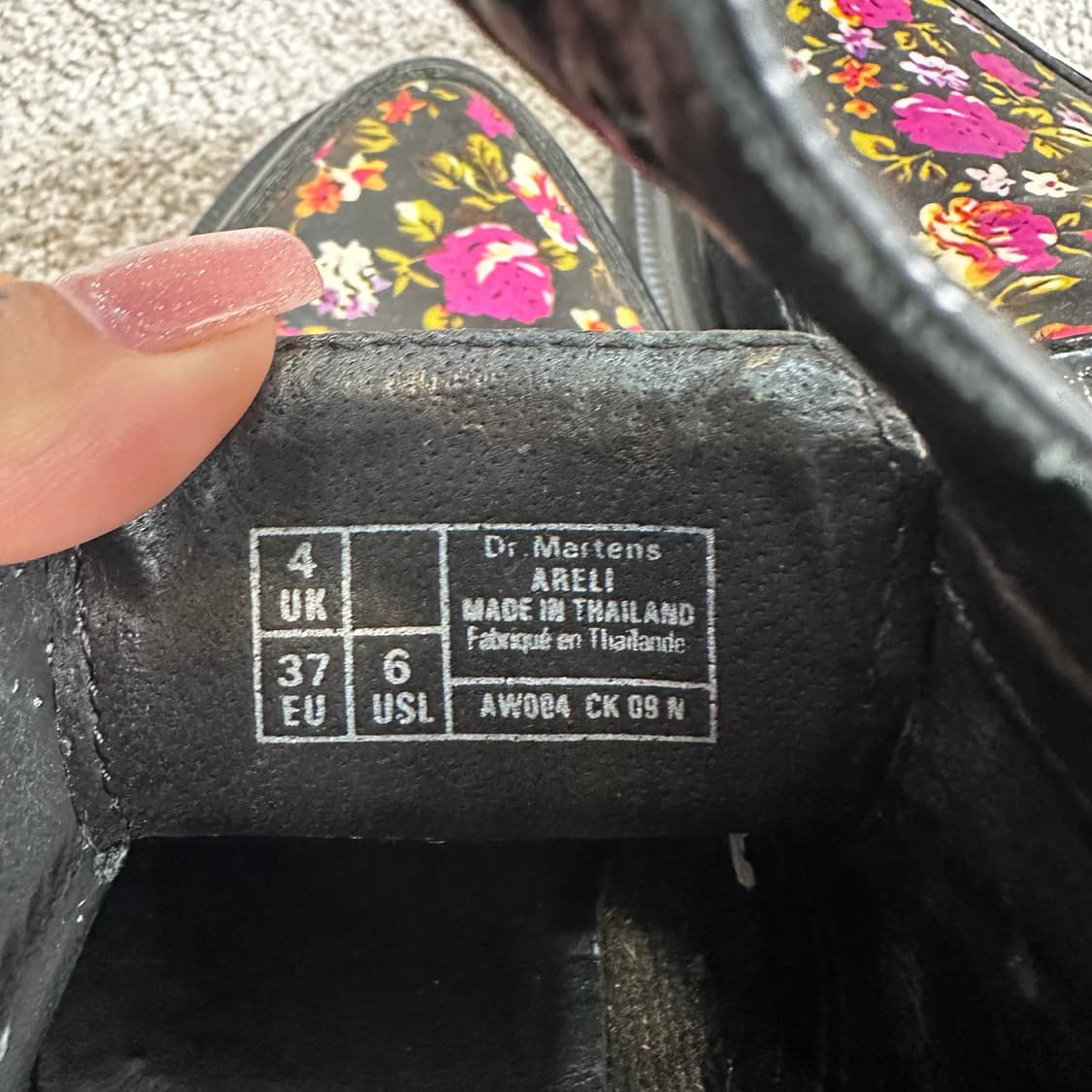 닥터마틴 플라워패턴 몽크 클리퍼235 상품이미지2