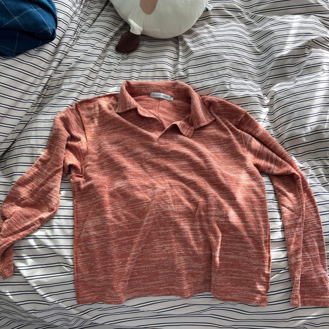 LIFUL 긴팔 셔츠 M 오렌지 상품이미지3