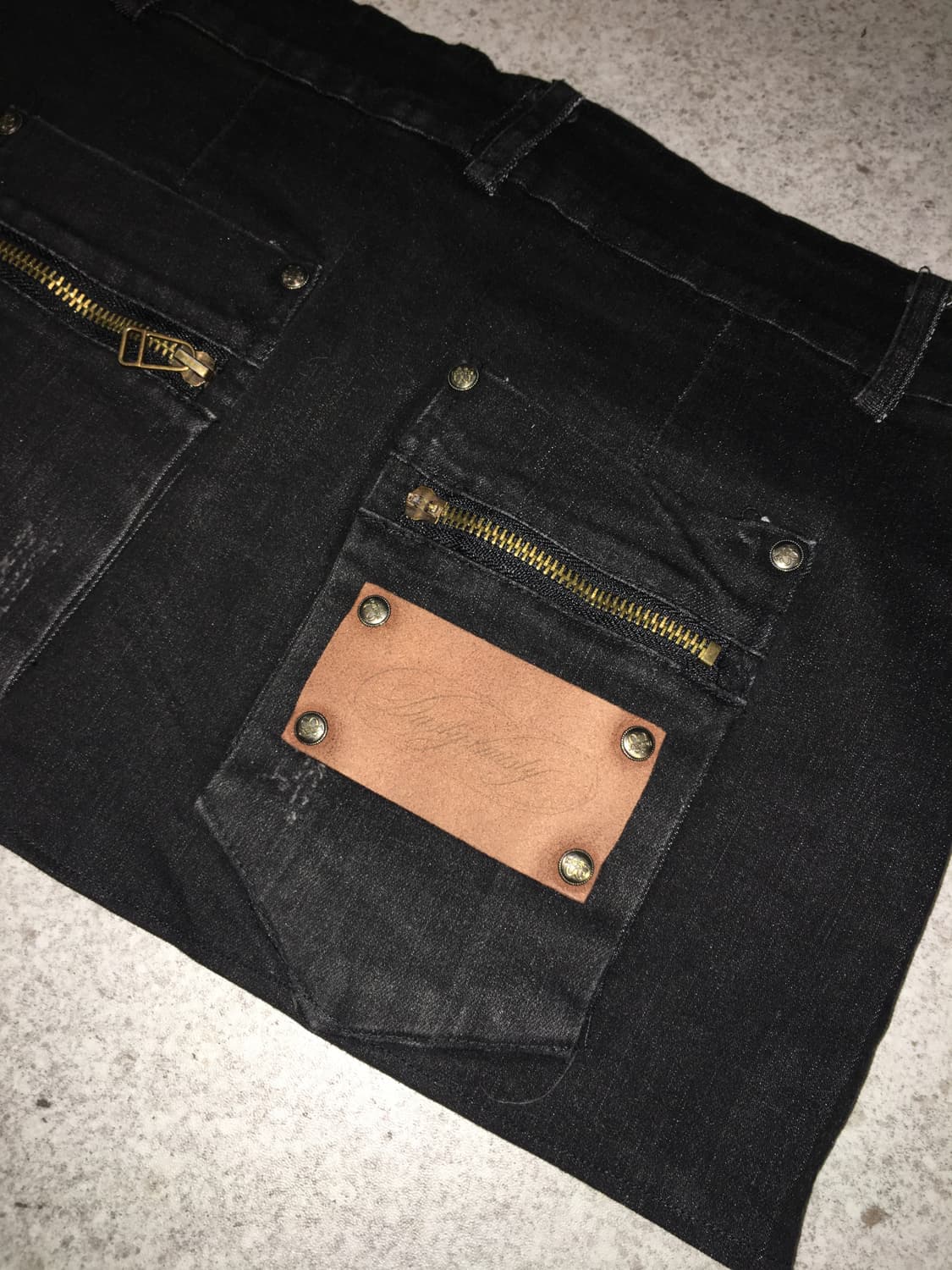 Napoléon Washed Black Skirt 상품이미지3
