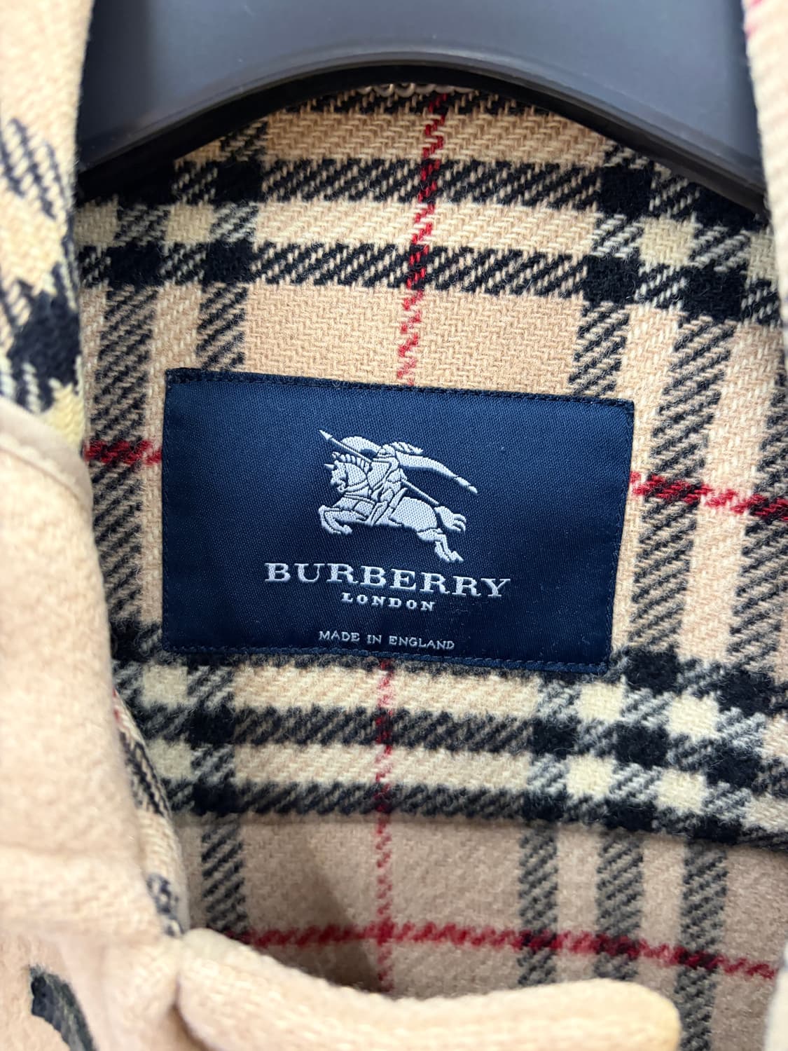 빈티지 버버리 90s 울 더플 코트 M 상품이미지7