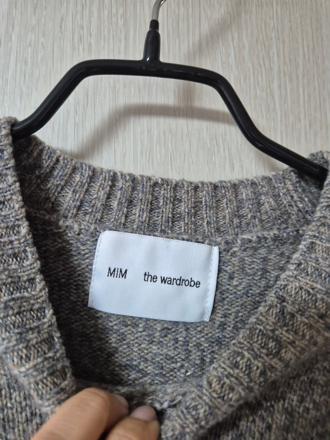 밈더워드로브  니트 스웨터 라운드넥니트 1사이즈 상품이미지4