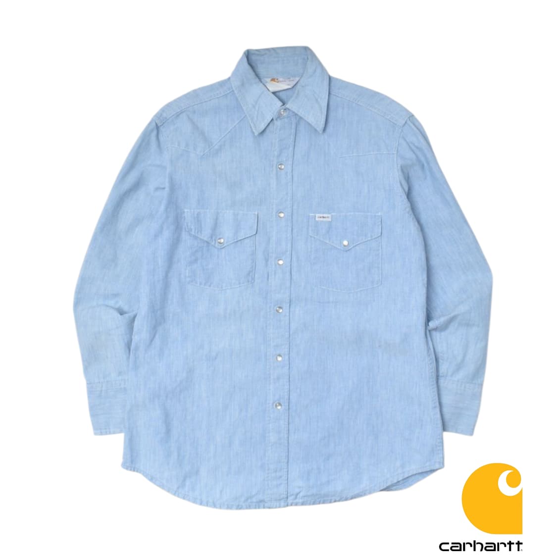 90S 칼하트 샴브레이 웨스턴  워크셔츠 남방 N0839 상품이미지1