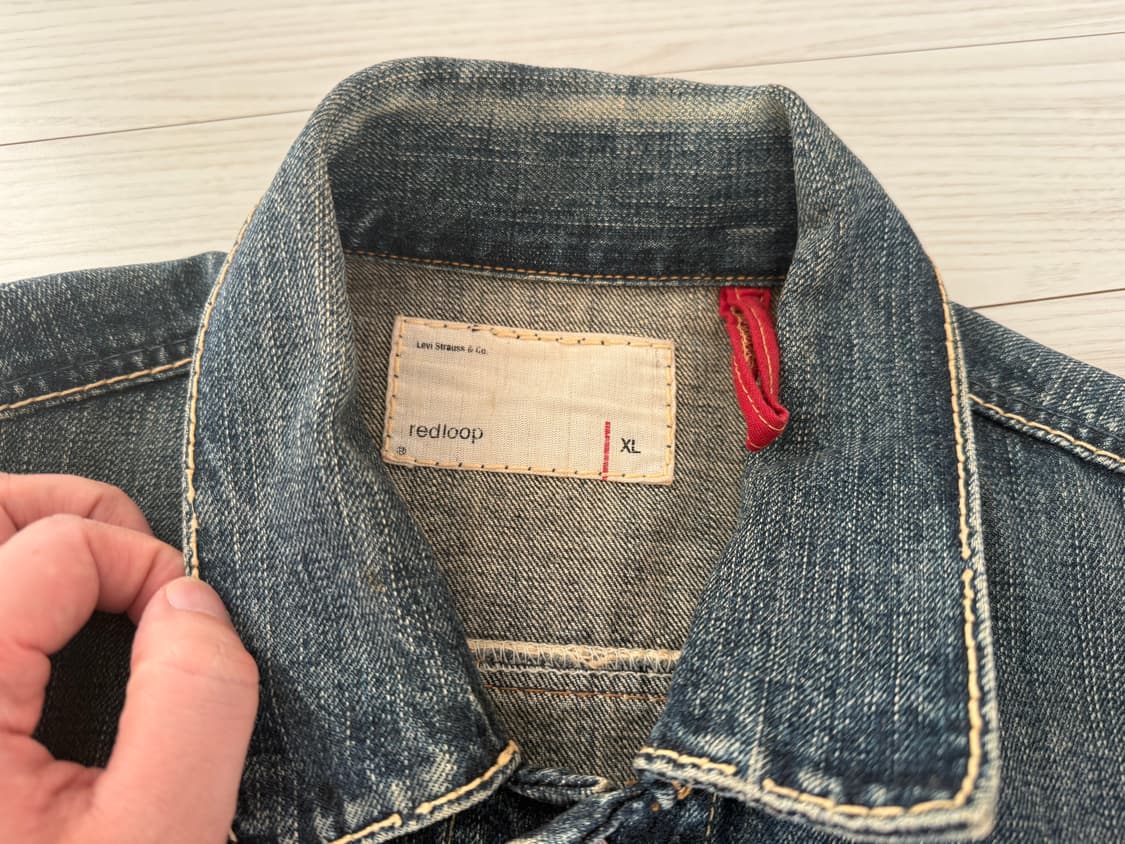 리바이스 레드룹 TYPE 3rd 데님 자켓 00's XL 상품이미지3