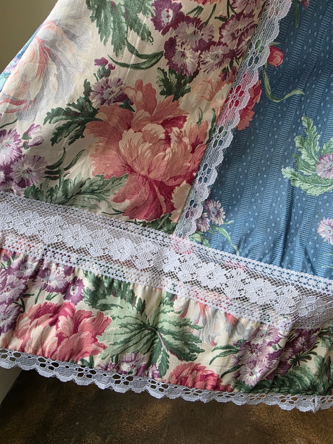 USA 플라워 레이스 스커트 상품이미지3