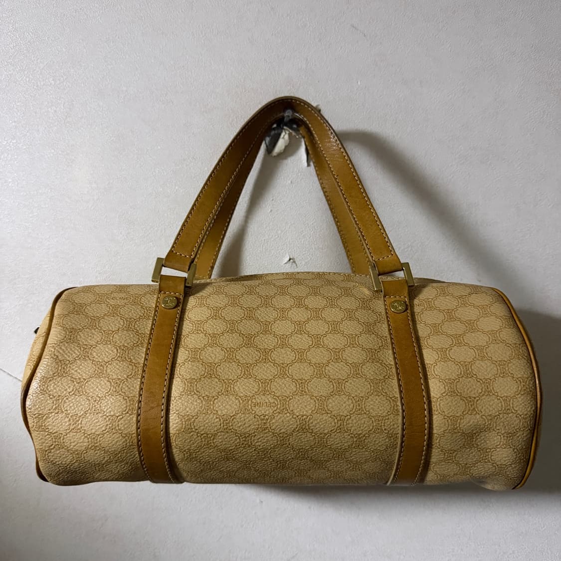 빈티지 셀린느 마카감 미니 원통 토트백 레어 상품이미지9