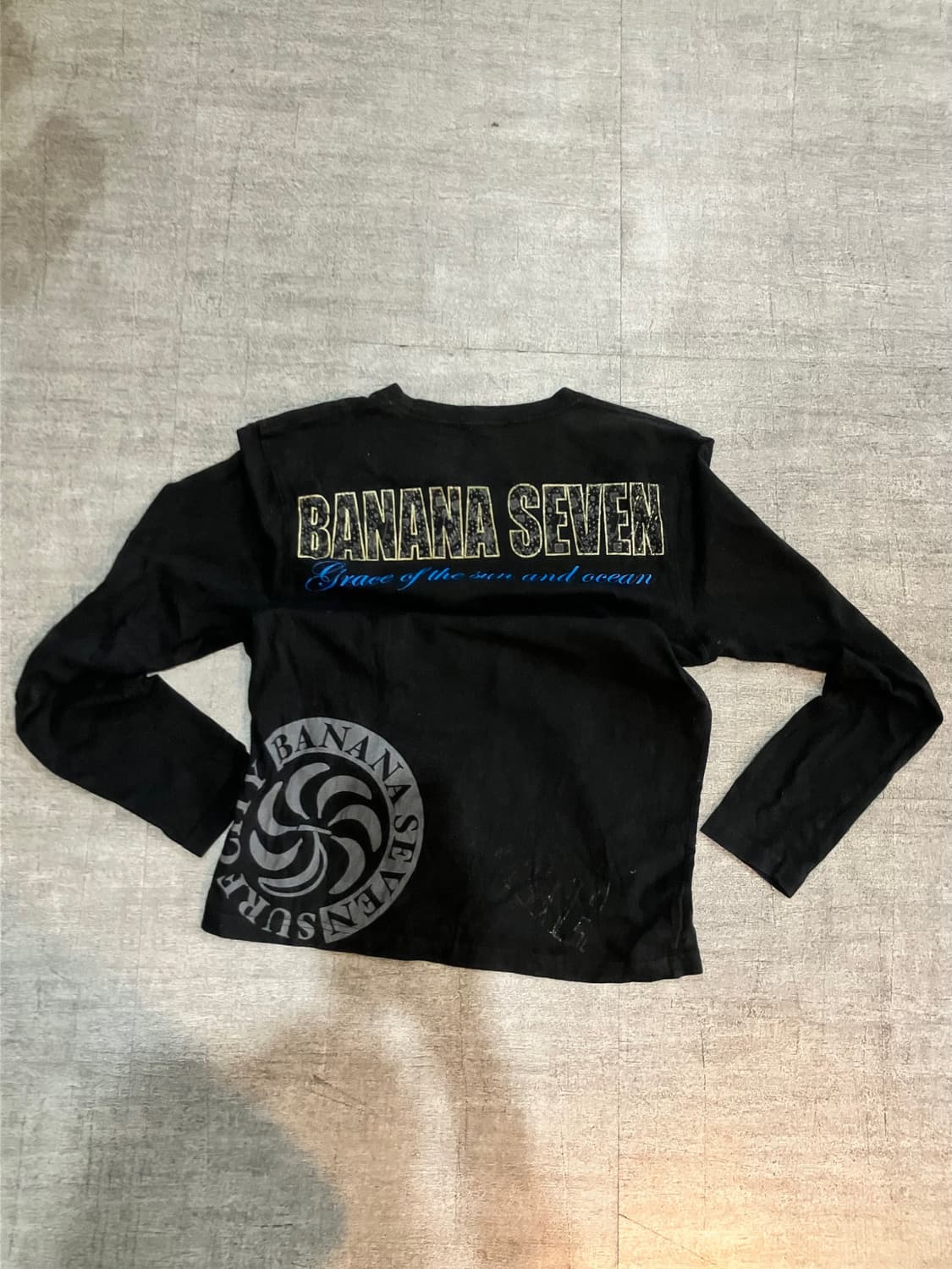 일본빈티지 Bananaseven 핀터깔 오리엔탈펑크 긴팔티셔츠 상품이미지2