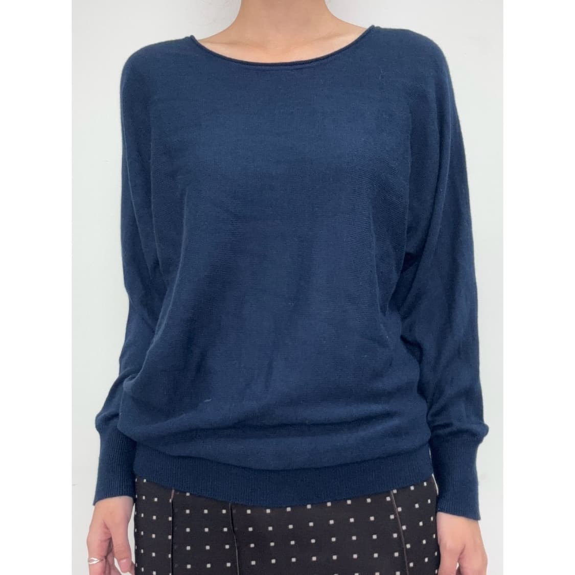 빈티지 네이비 니트 상품이미지1