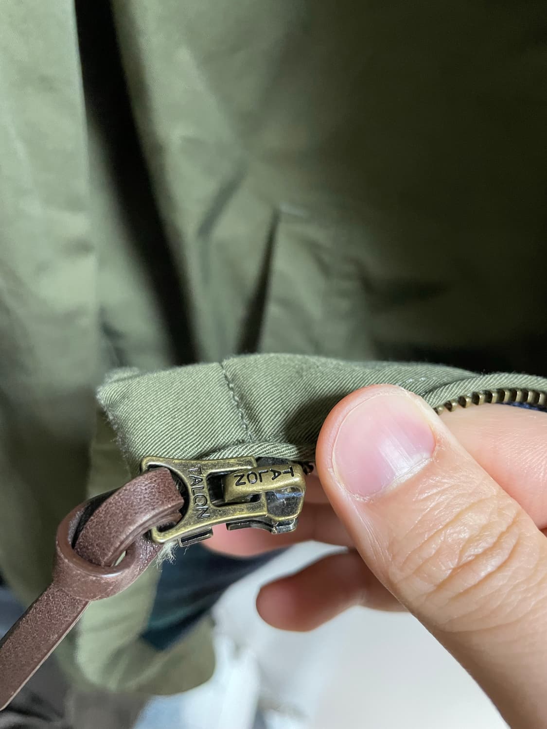 폴로 랄프로렌 카키 해링턴 자켓XL(QR정품) 상품이미지4