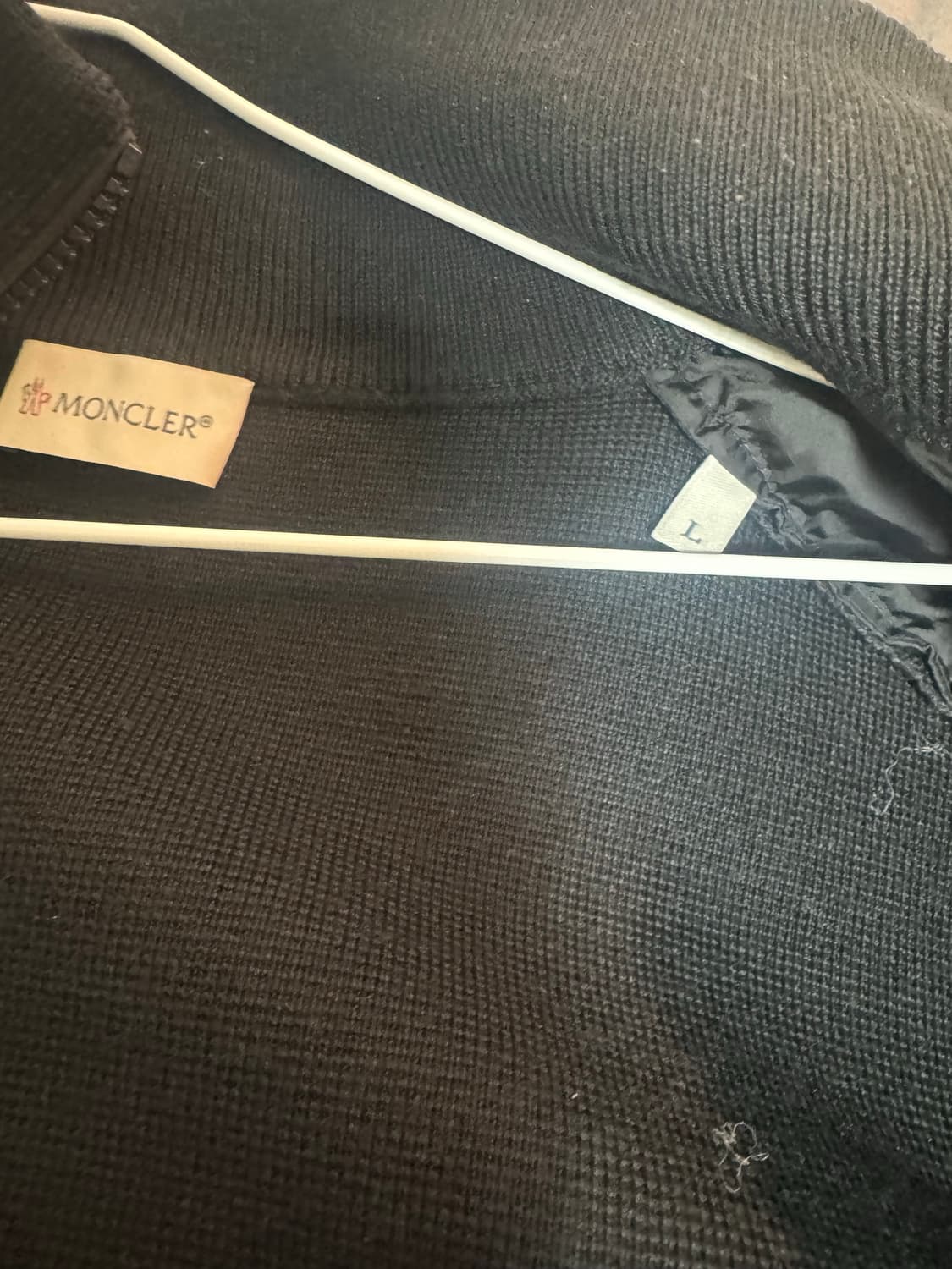 몽클레어 블랙 니트패딩 상품이미지4