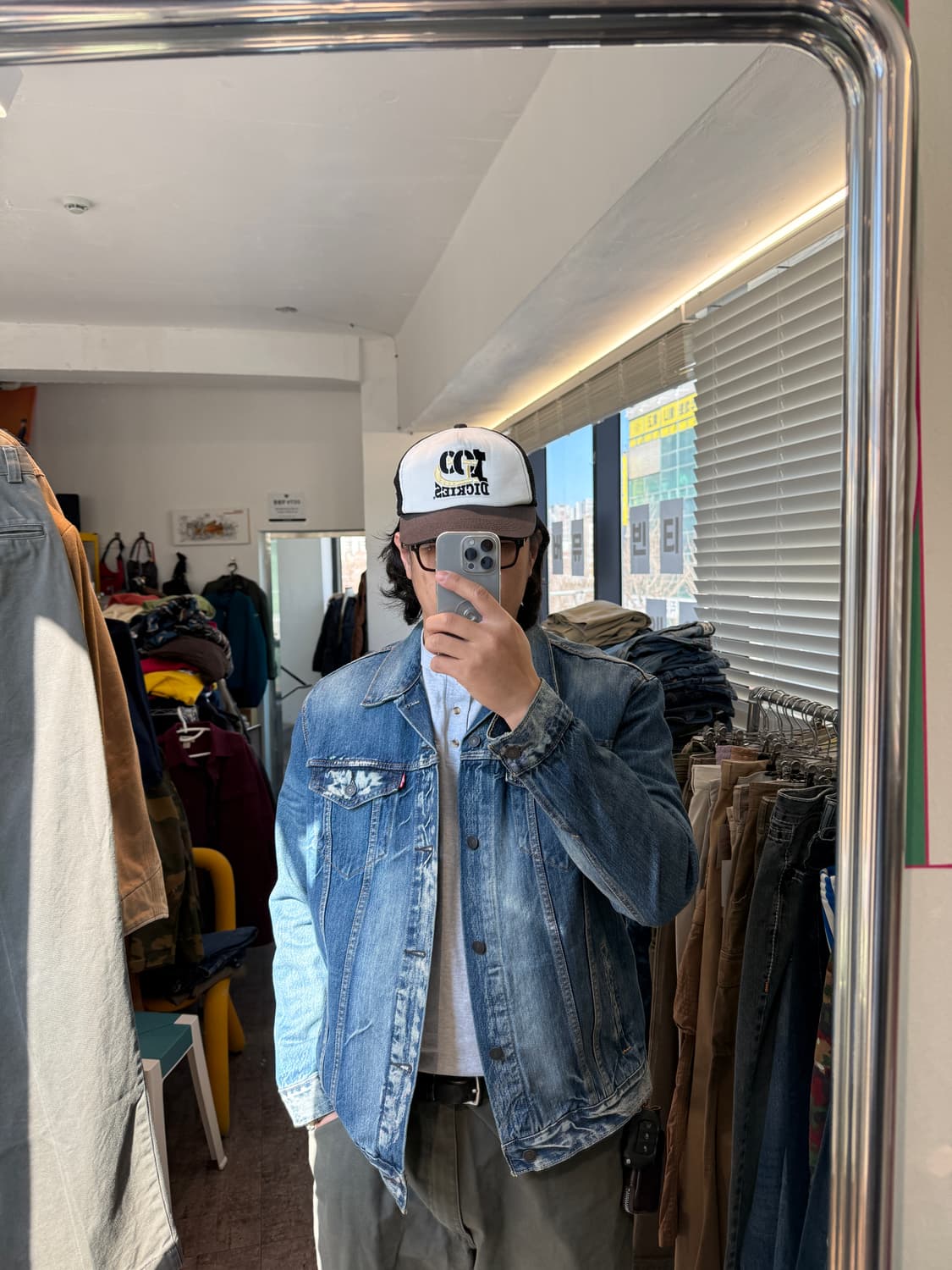 리바이스 72334 데님 페인팅 커스텀 자켓 XXL 상품이미지9