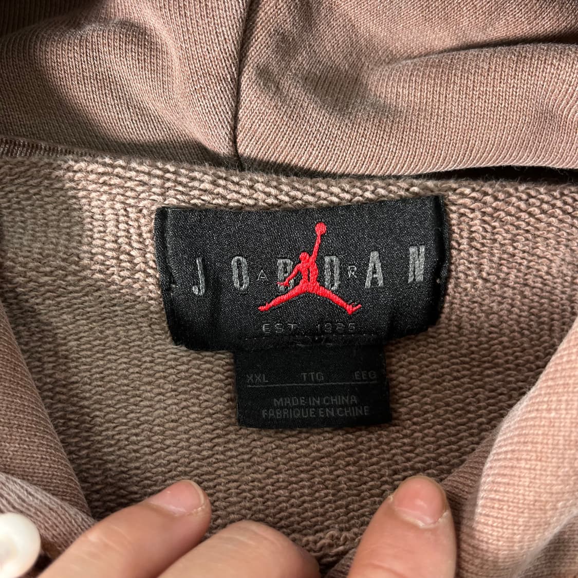 105 조던 x 트래비스 스캇 앤티크 브라운 후드티 상품이미지4