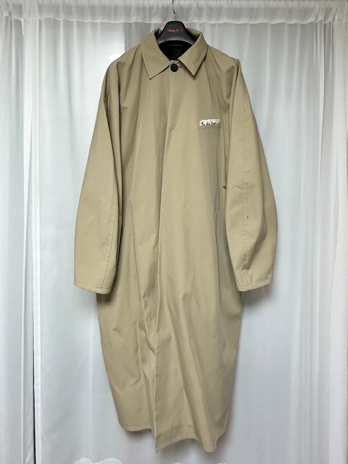 [L] STU 돌먼 코트 베이지 상품이미지1