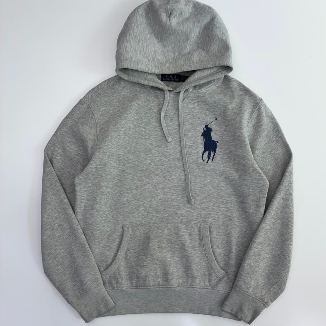 Polo  폴로 랄프로렌 신형 빅포니 자수 그레이 후드티 상품이미지1