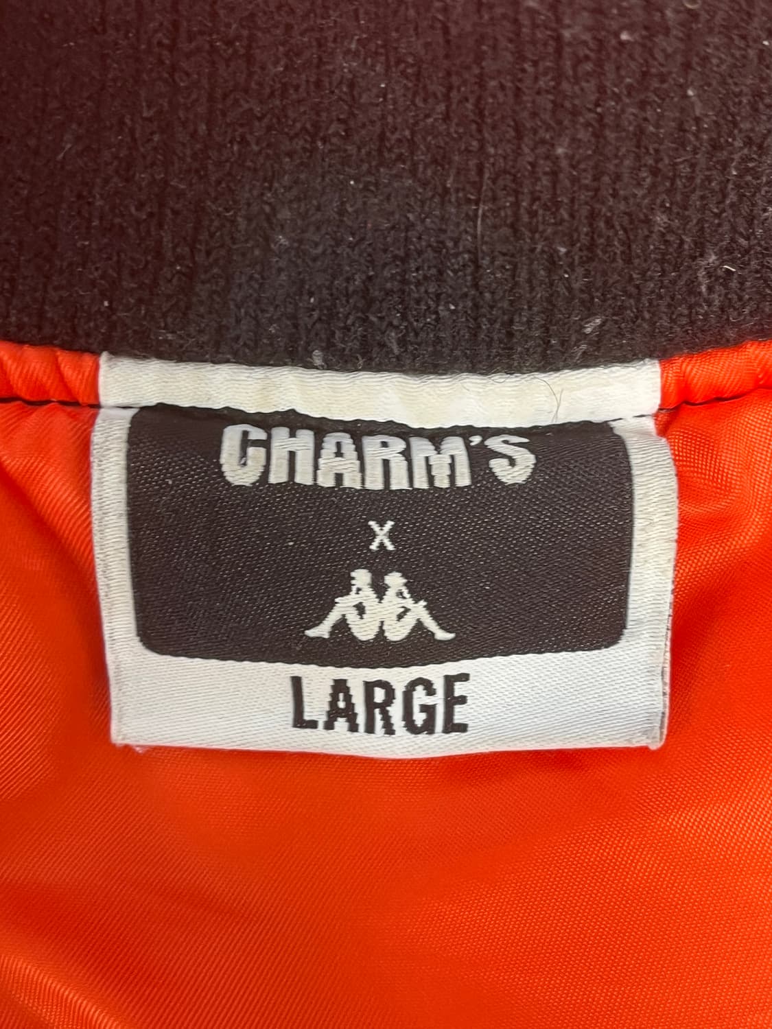 [L] 카파 X 참스 콜라보 항공자켓 블랙 상품이미지6