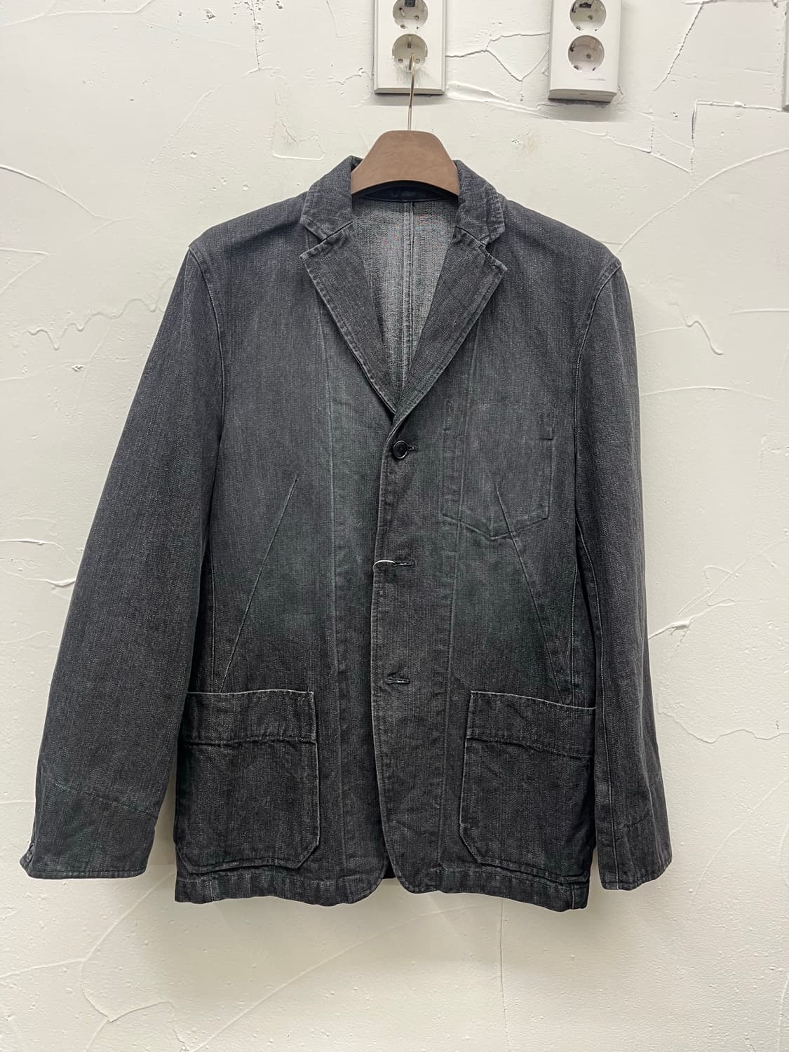 꼼 사 이즘 흑청 데님 자켓 상품이미지1