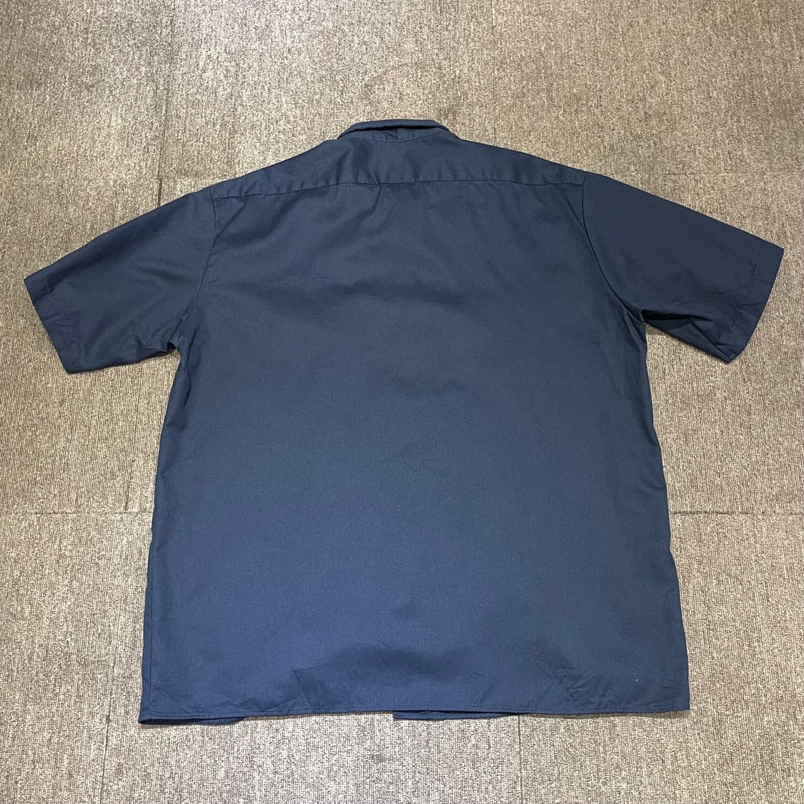 (XL) Dickies 디키즈 반팔 워크 셔츠 패치 네이비 상품이미지4