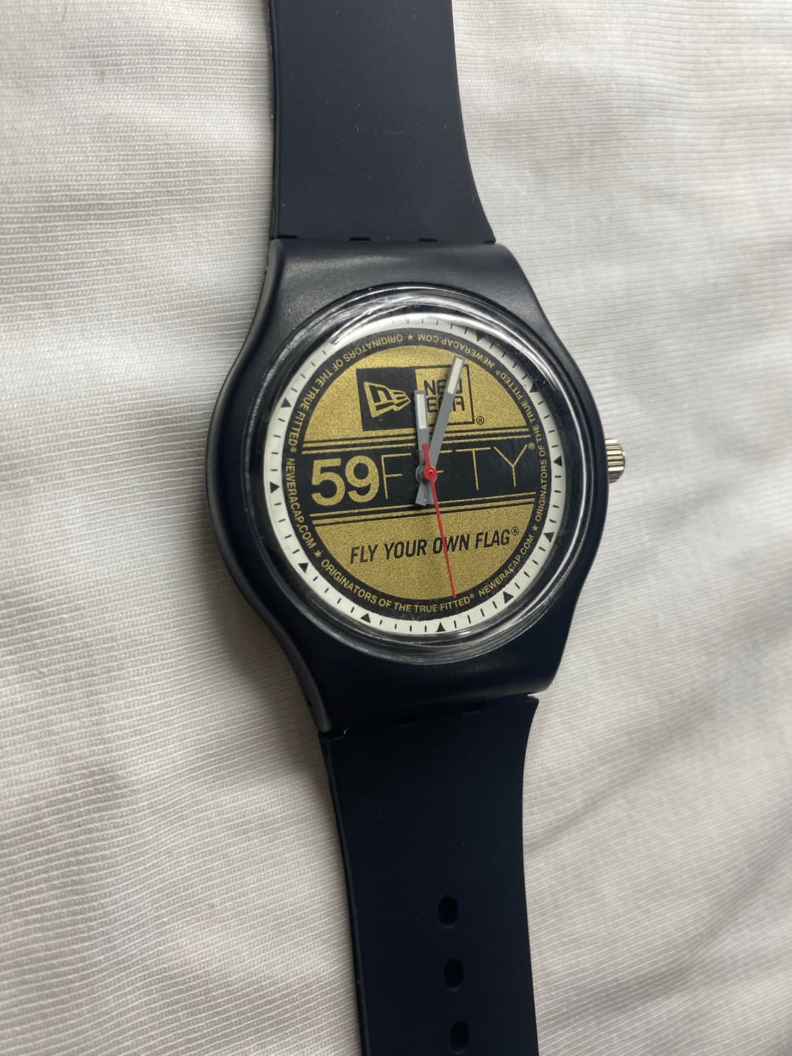 뉴에라 59FIFTY 손목 시계 블랙 새상품 상품이미지4