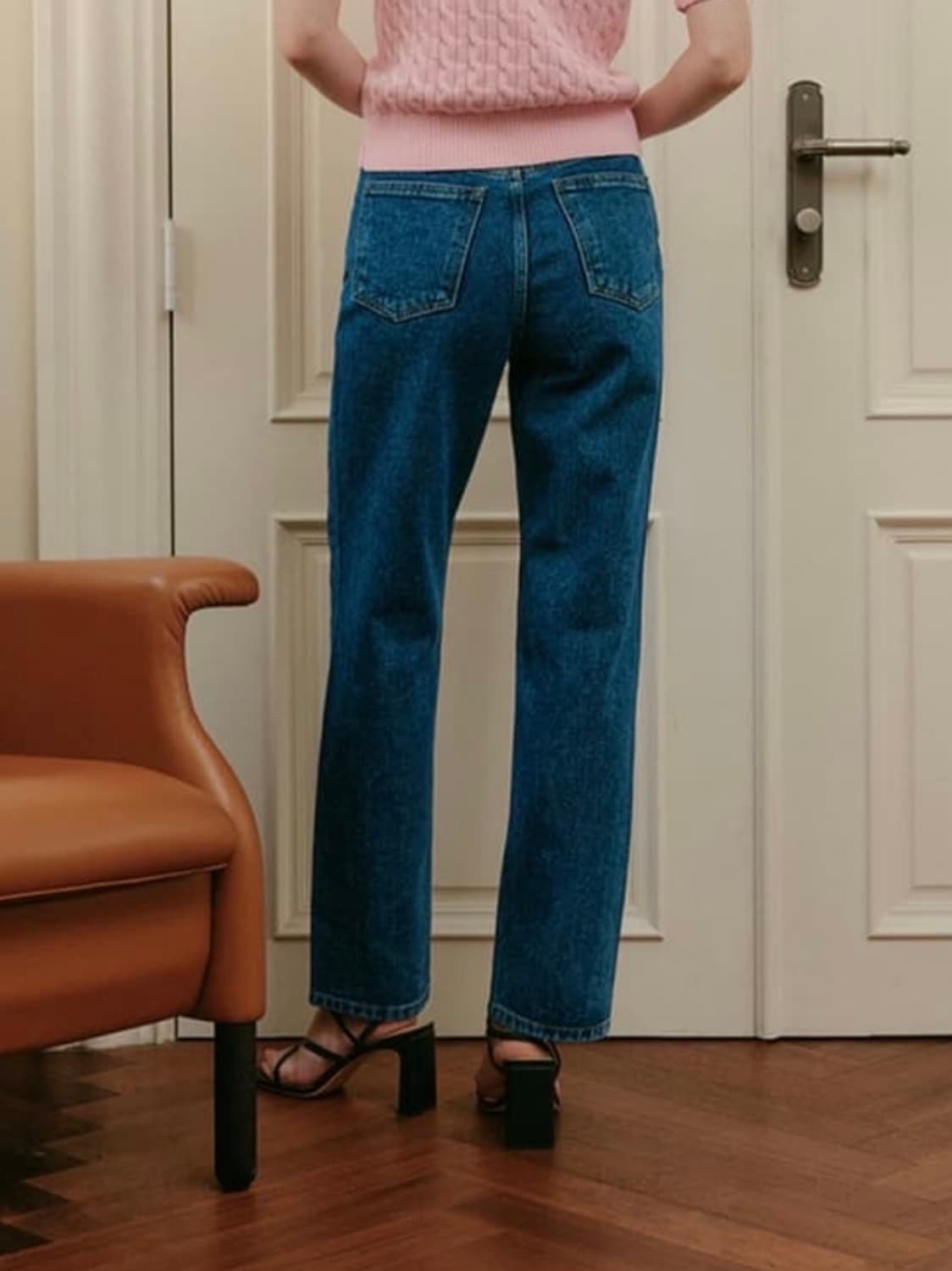 24SS/새상품/Lookast 룩캐스트 다이안 데님 팬츠 딥블루 S 상품이미지10