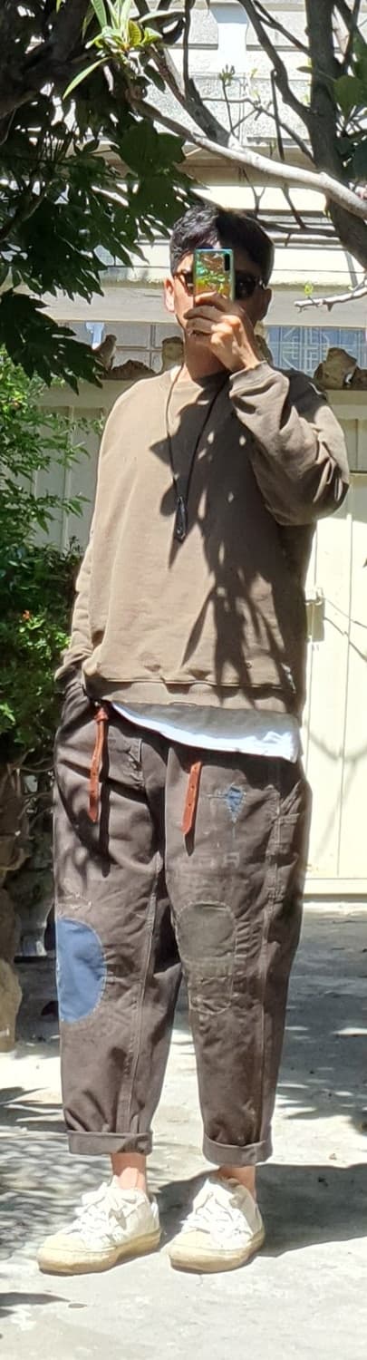 [☆추가작업☆]나이젤카본 맨투맨 빈티지 커스텀[하드워싱/썬페이딩/디스 상품이미지8