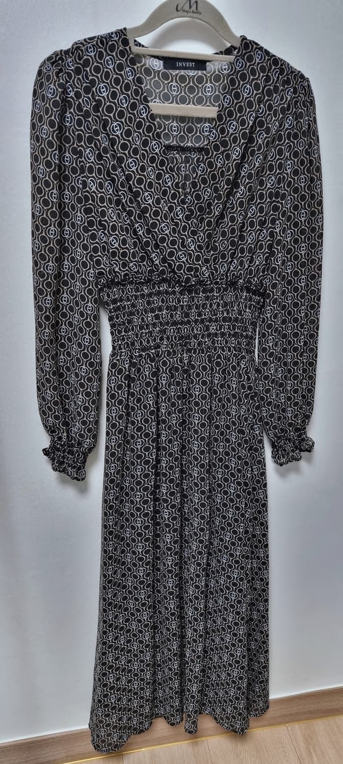 인베스트 허리밴딩 롱 원피스 상품이미지3