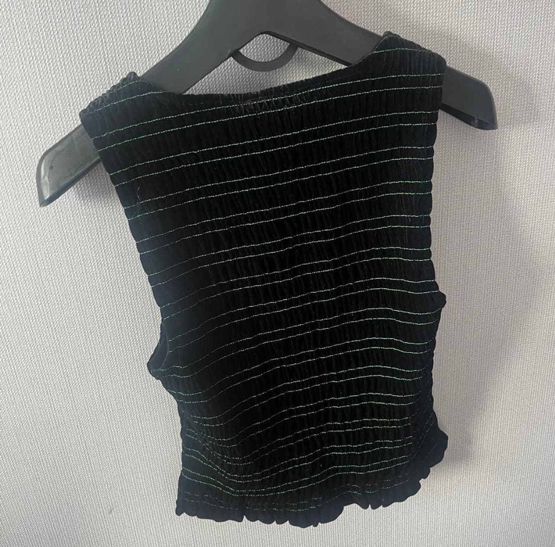 ganni velvet top 상품이미지3