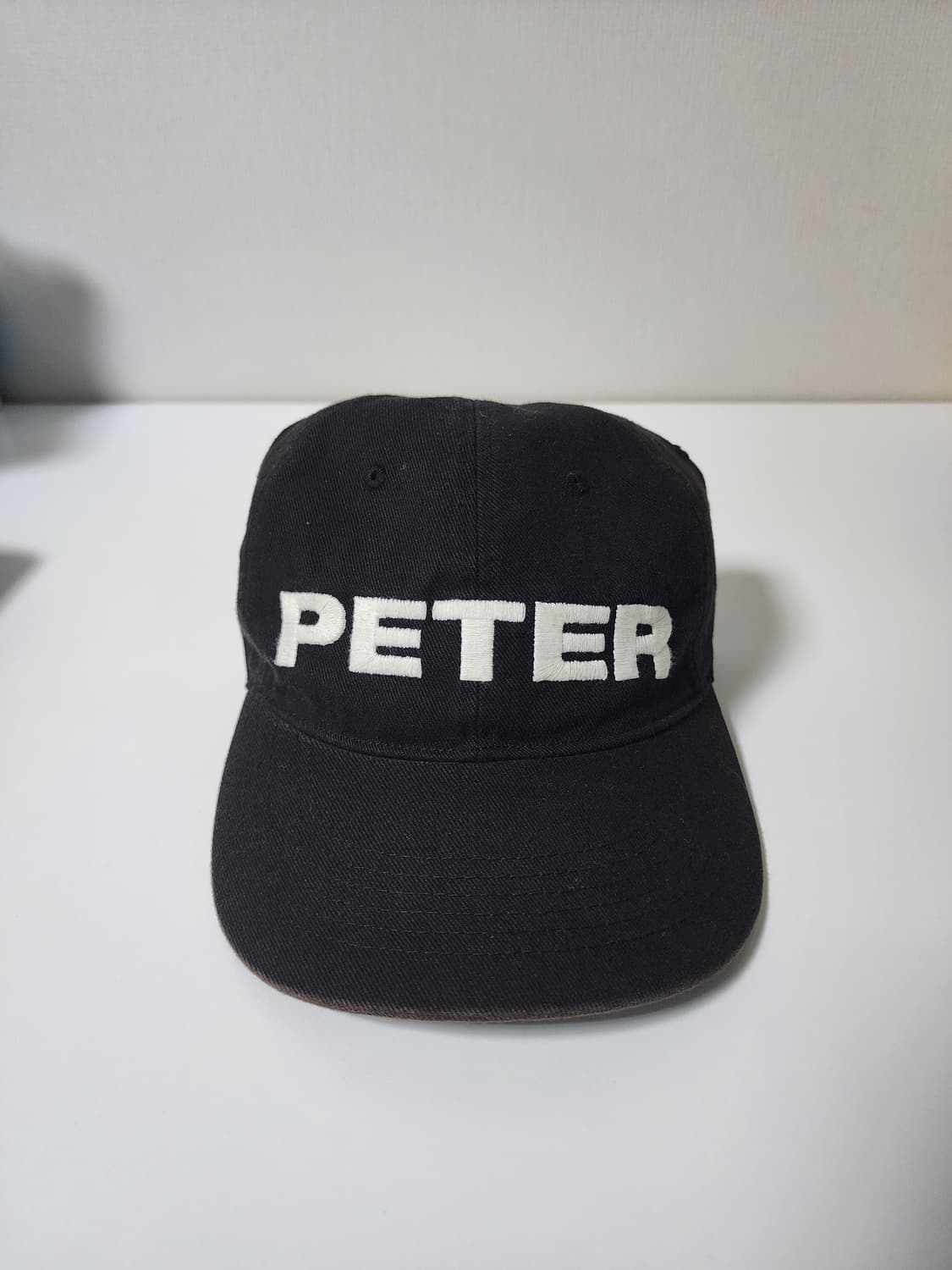 MYNAMEISPETER(마이네임이즈피터) 6-패널 피터 캡 블랙 상품이미지1