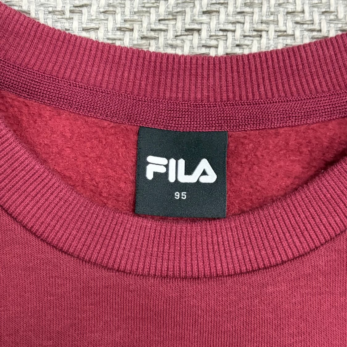 휠라 로고와펜 맨투맨 v1209 상품이미지5