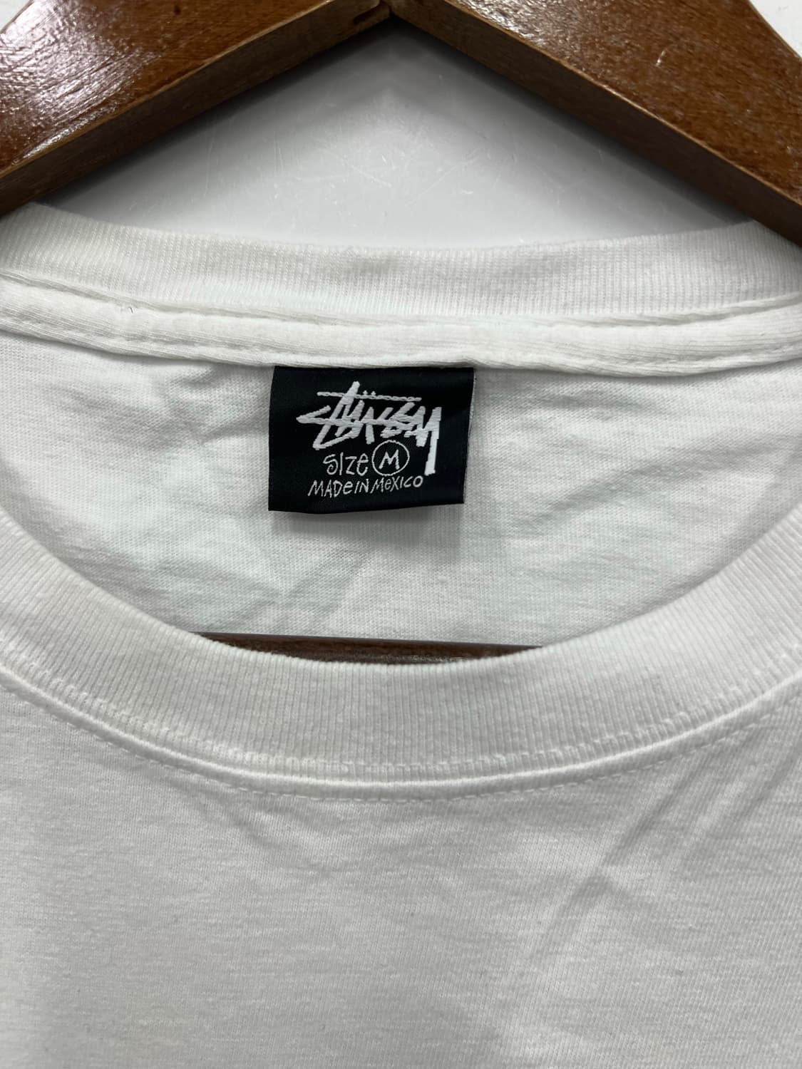 스투시 화이트 베이직 반팔 상품이미지2