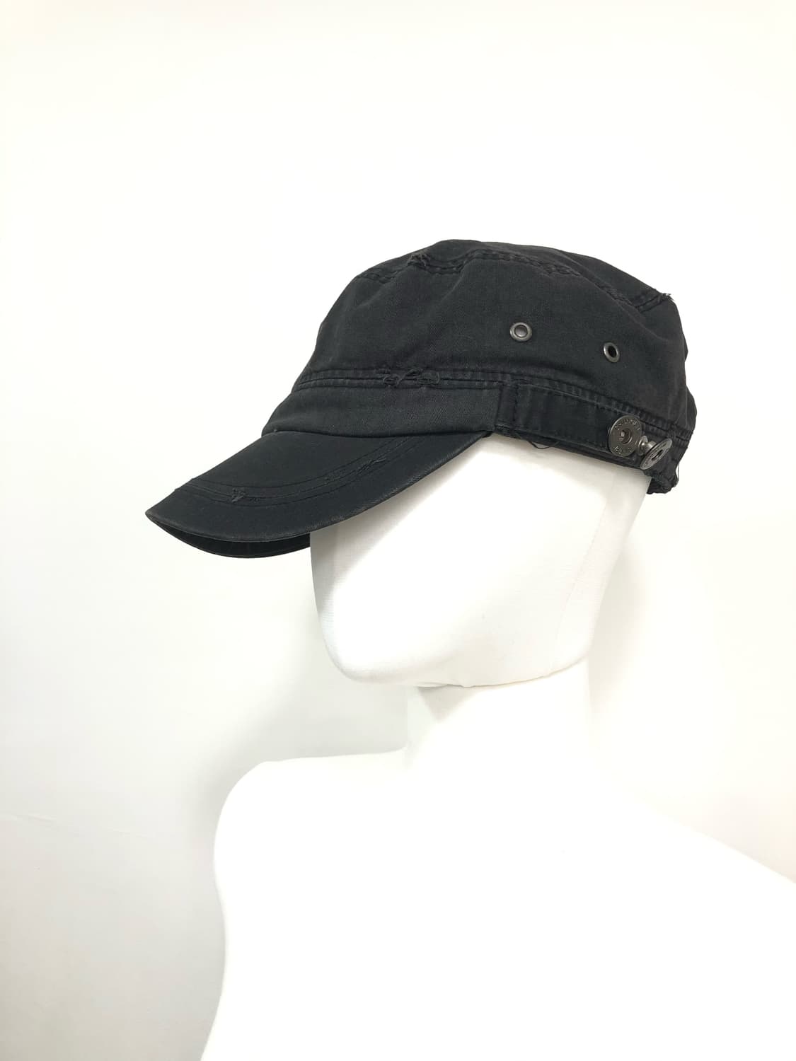 black damage detail ball cap 상품이미지2