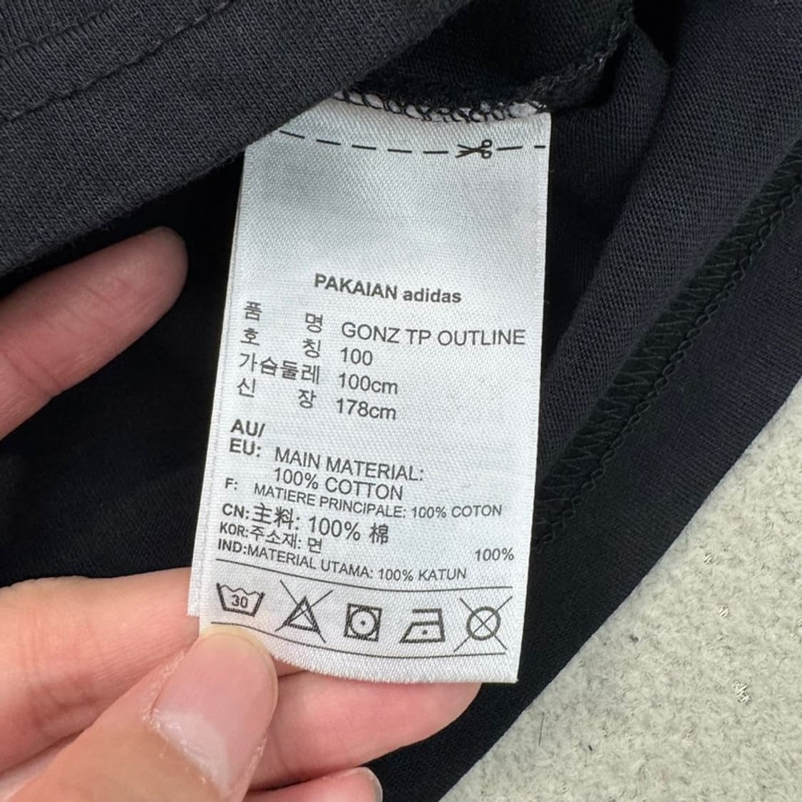 ADIDASxMark Gonzales 빅 로고 반팔 티 L 상품이미지6